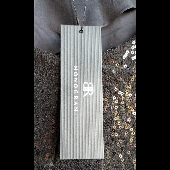 Wool BRAND NEW Banana Republic Monogram Sequin Jacket New years - Picture 7 of 11